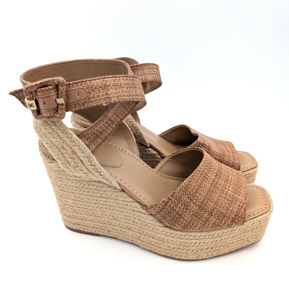 Sam Edelman Vada Espadrille Wedge Heel Platform Sandals Women's Size US10 EU41 - Picture 3 of 11